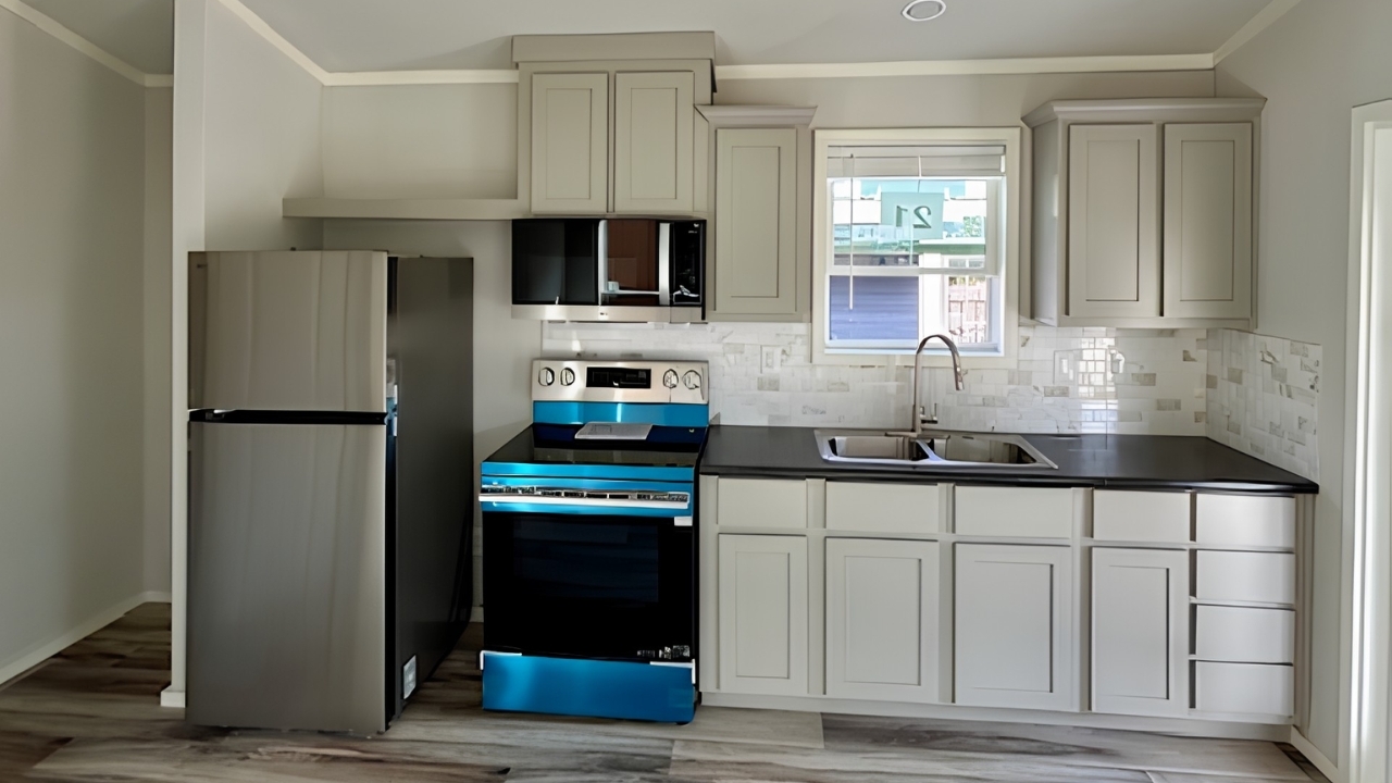 Hacienda tiny home kitchen