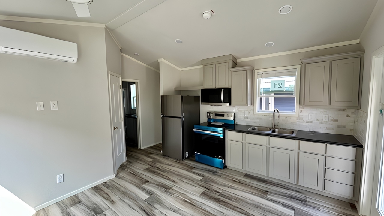 Hacienda tiny home kitchen 