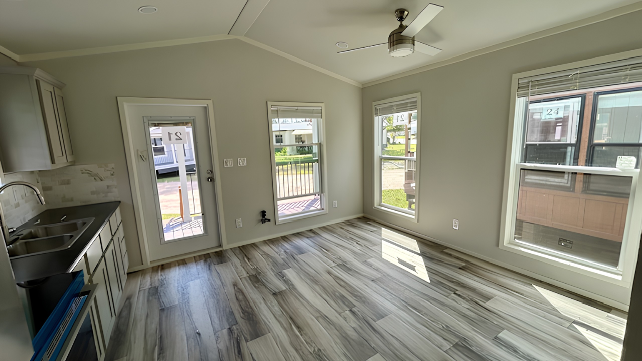 Interior of Hacienda tiny house Park Model