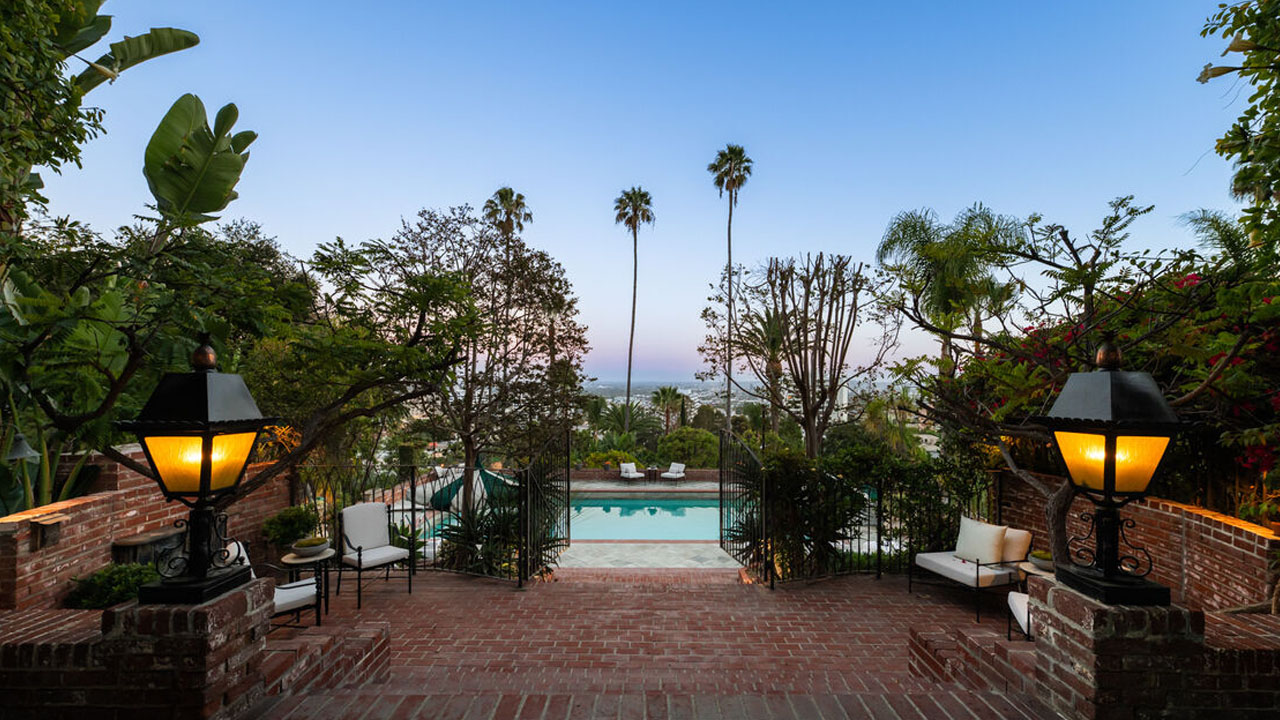 Helen Mirren’s Hollywood Hills Estate- rustic beauty of timeless architecture