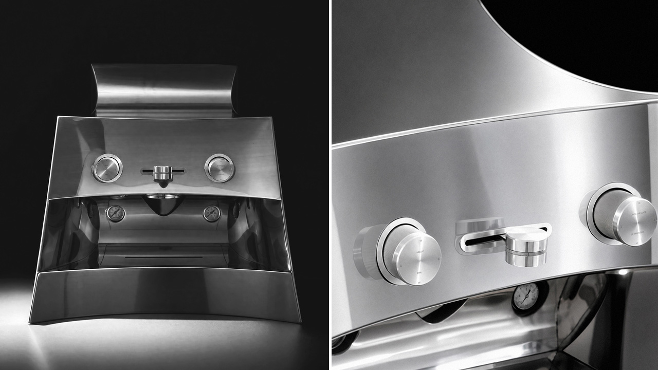 Heliot Emil custom La Marzocco Linea Mini - stainless steel body