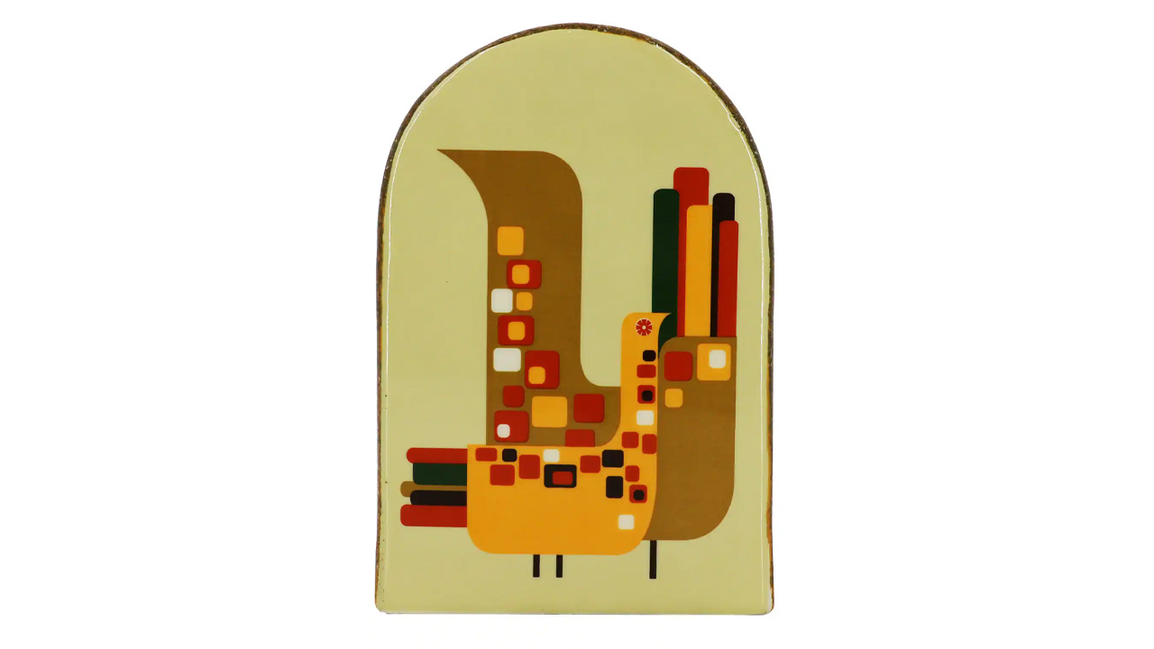 Modernist Bird Ceramic Vase