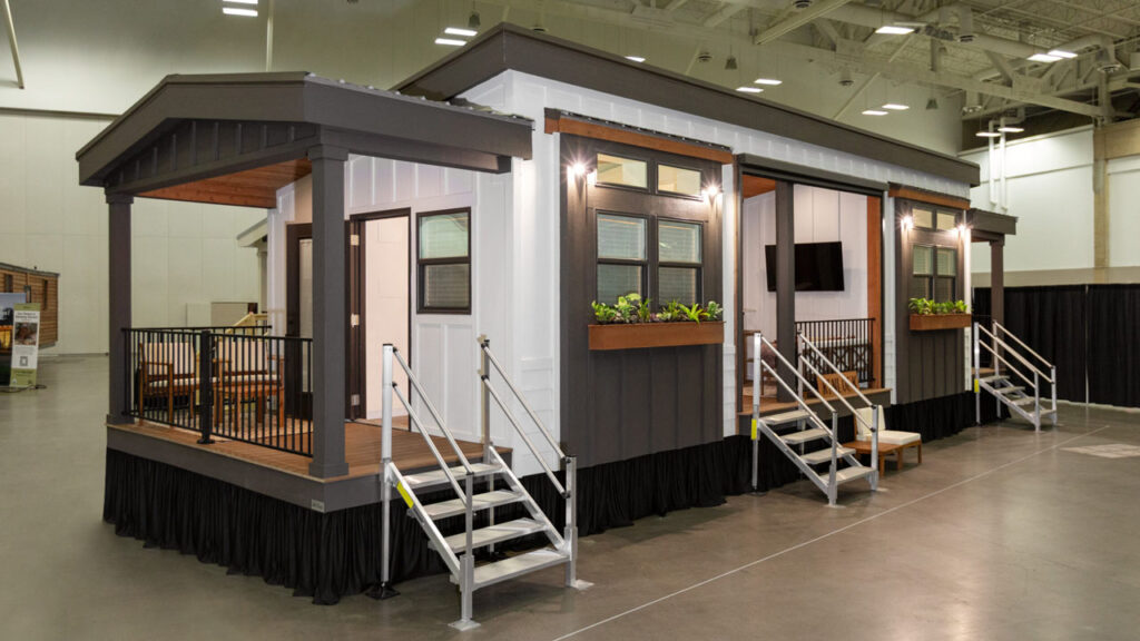 Kinlock Tiny House Packs Three Covered Porches, Two Bedrooms, and Two Baths Under 399 sq. Ft. Kinlock Tiny House