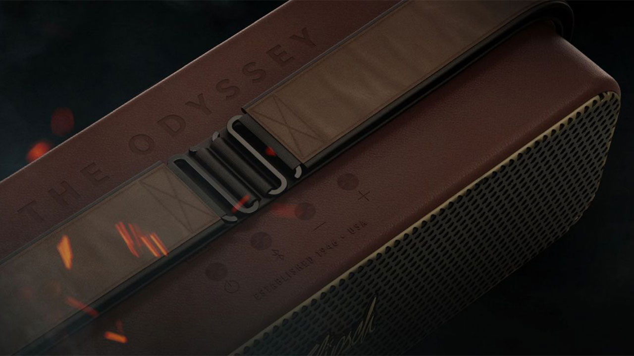 Klipsch x The Odyssey Limited Edition Speaker - brass accents