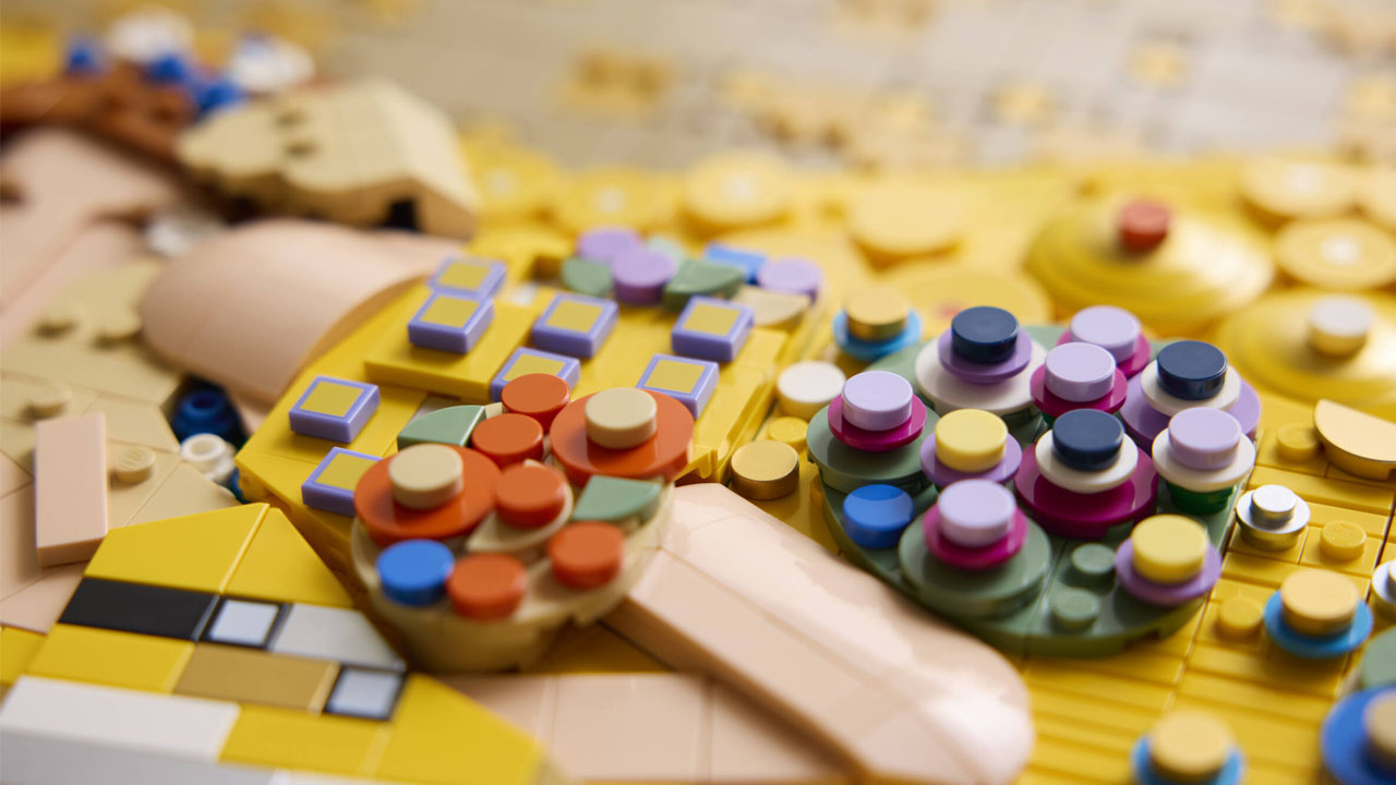 LEGO Art Gustav Klimt – The Kiss is developed in partnership with the Belvedere Museum in Vienna