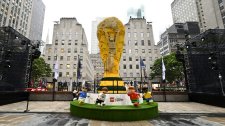 LEGO Builds World’s Largest FIFA World Cup Trophy in NYC Using 1.3 Million Bricks LEGO creates replica of FIFA World Cup Trophy in NYC