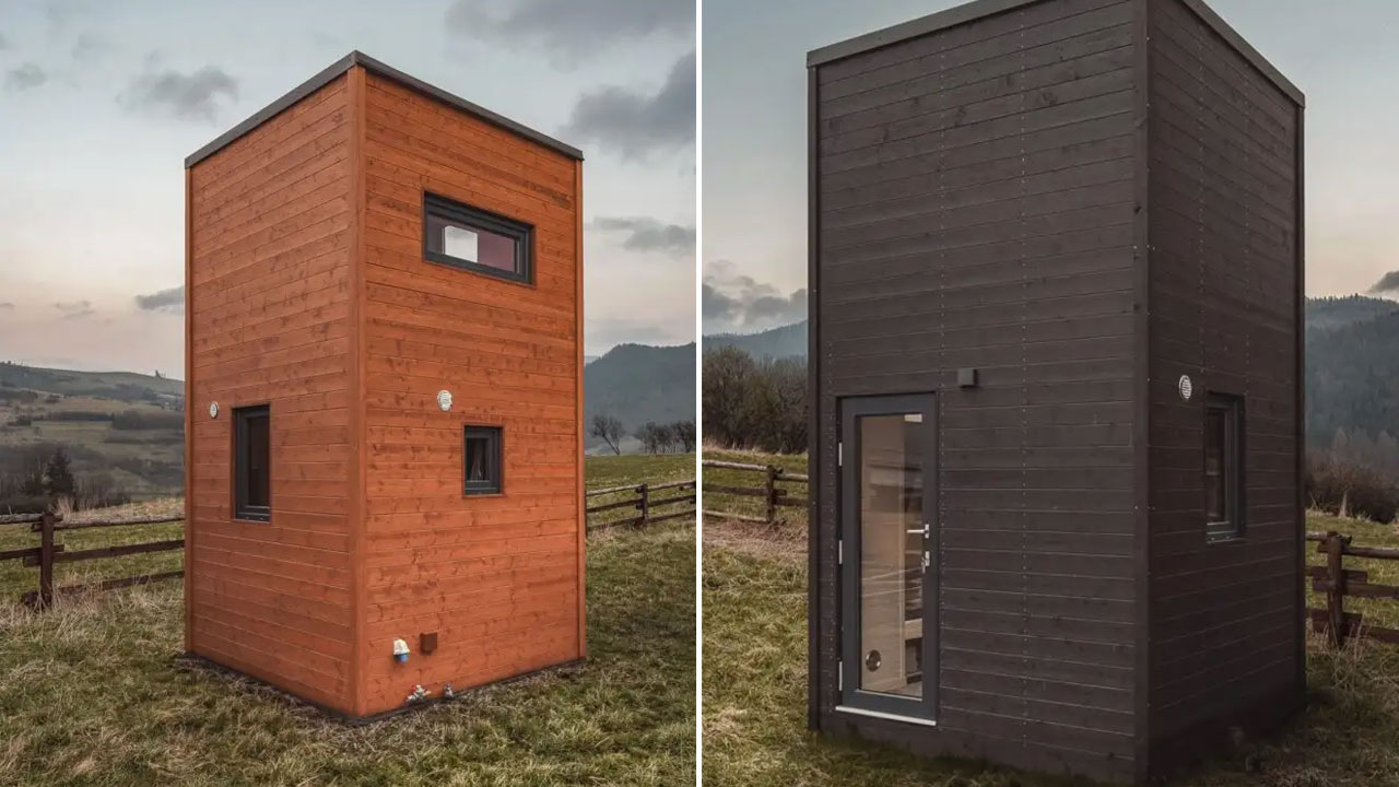 La Ruche Tiny House Goes Up Vertically to Accommodate Living Spaces
