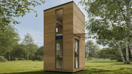 La Ruche Tiny House Goes Up Vertically to Accommodate Living Spaces