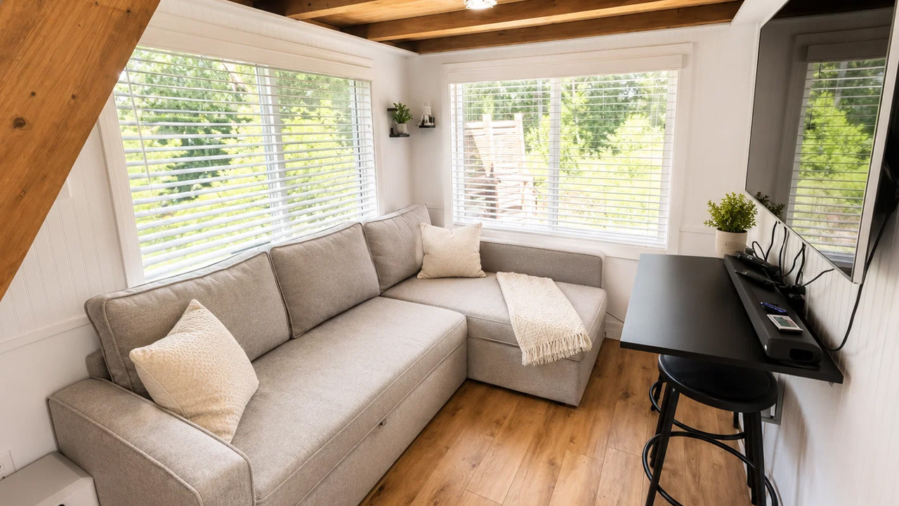 Lake Lanier tiny house_Living Room