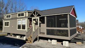Three-Bedroom Lake Tahoe Tiny House With Screened Porch Sleeps Eight Exterior of Lake Tahoe Tiny House