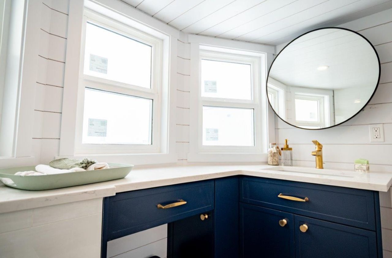 Laural tiny house bathroom