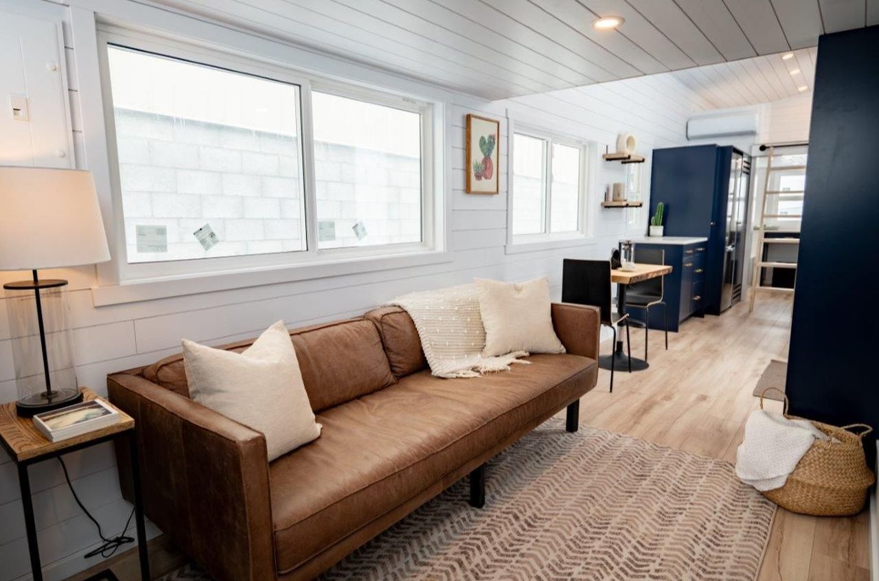 Laural tiny house living room