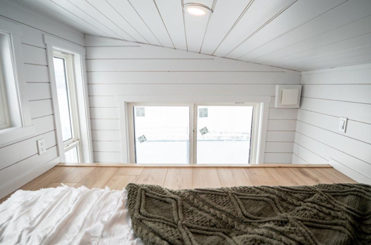 Laural tiny house loft space