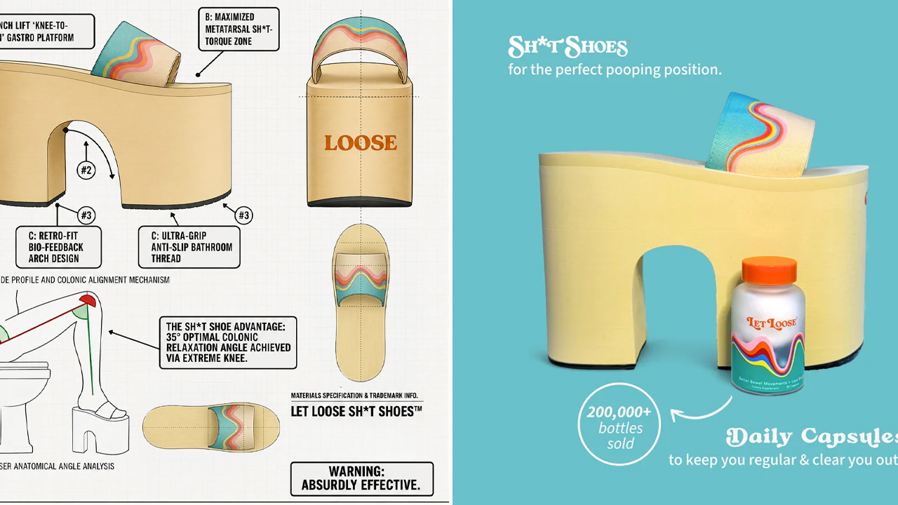 Let Loose Creates SH*T SHOES for Better Poop