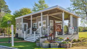 Liberty Landing Tiny House Park Model exterior