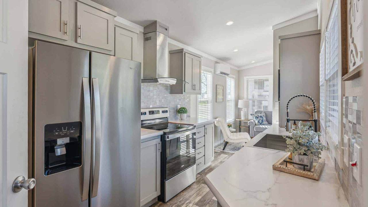 Liberty Landing Tiny House Park Model kitchen 1