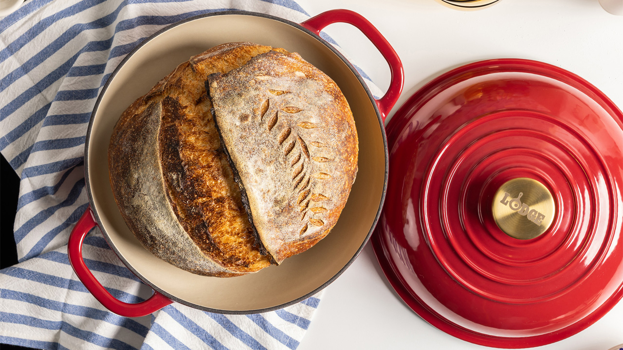 Lodge Enameled Cast Iron Bread Ovens