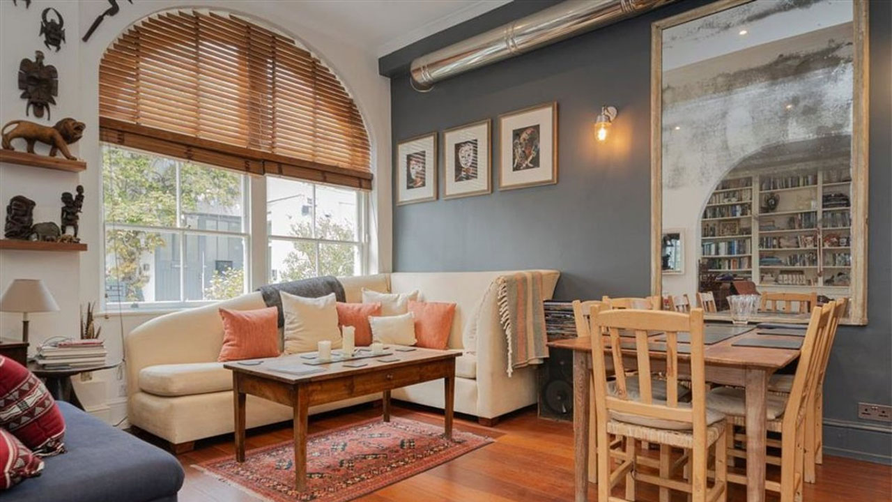 Madonna and Guy Ritchie’s Former London House- living room