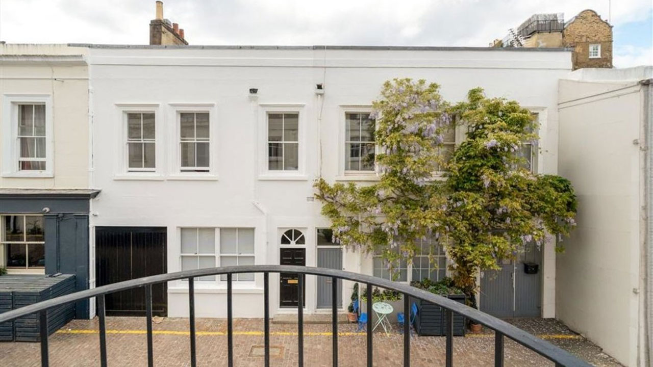 Madonna and Guy Ritchie’s Former London House- rear facade
