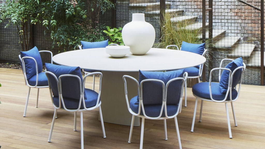 Monica Armani’s New Outdoor Furniture Collection is Shaped After Blooming Flowers Margherì Outdoor Furniture Collection