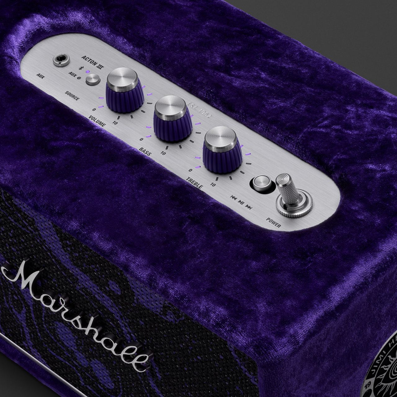 Marshall Launches Jimi Hendrix 60th Anniversary Acton III Bluetooth Speaker