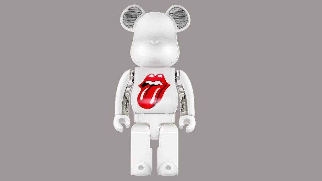 BE@RBRICK AUDIO Rolling Stones Edition Bluetooth Speaker Flaunts Band’s Iconic Tongue and Lips logo Medicom Toy and Rinaro Isodynamics Release BE@RBRICK AUDIO Rolling Stones Edition Bluetooth Speaker
