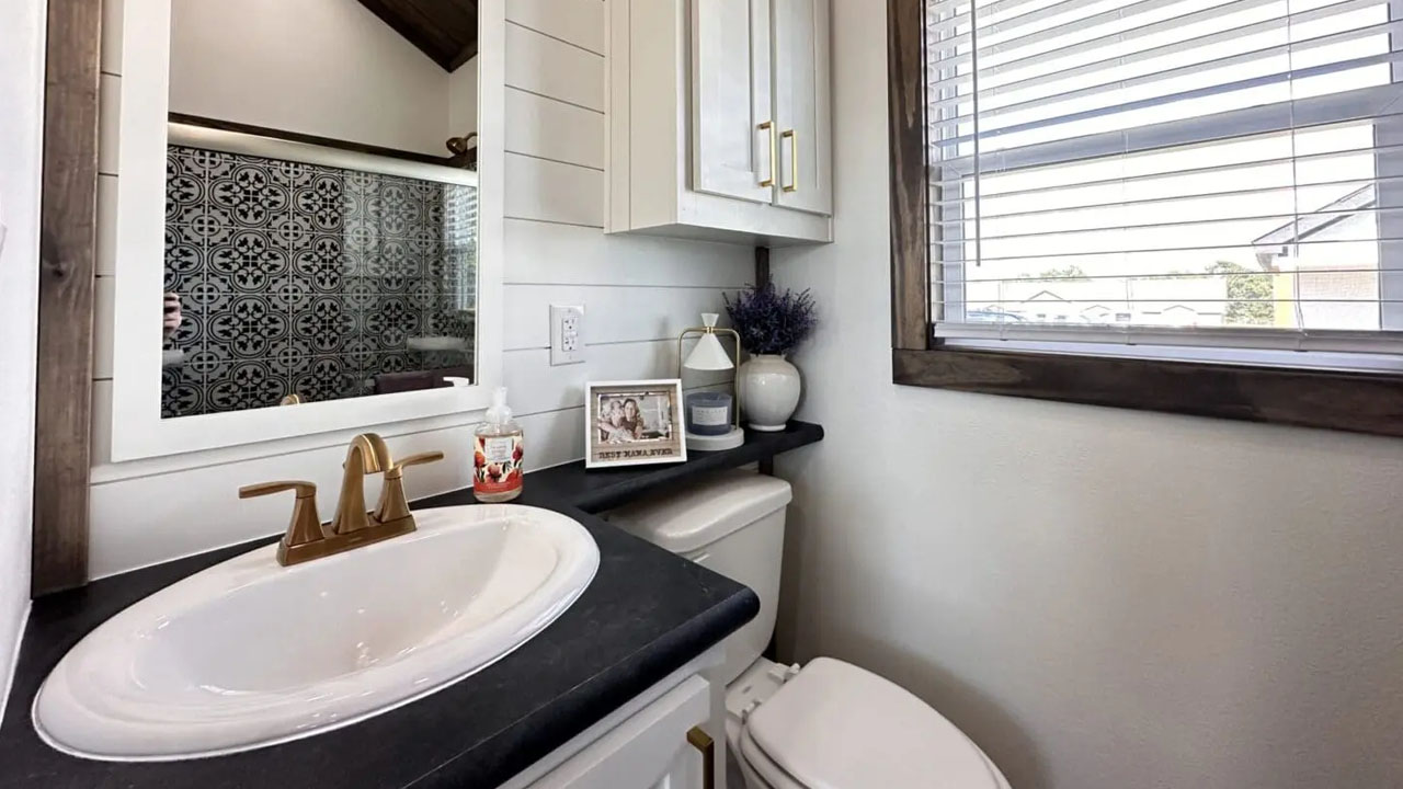 Mini Willow Tiny House bathroom