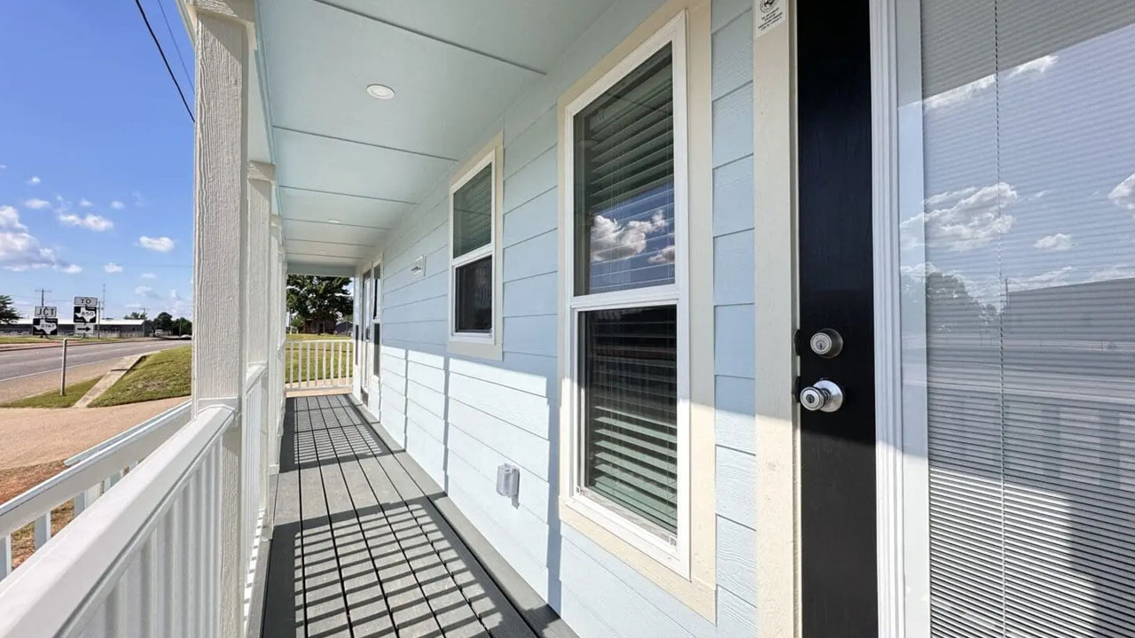 Mini Willow Tiny House in Hamptons-style beach house aesthetic