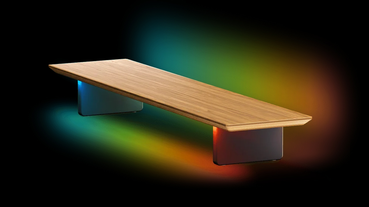 Nanoleaf Smart LED Monitor Stand With Built-in Screen-Mirroring RGB Lights