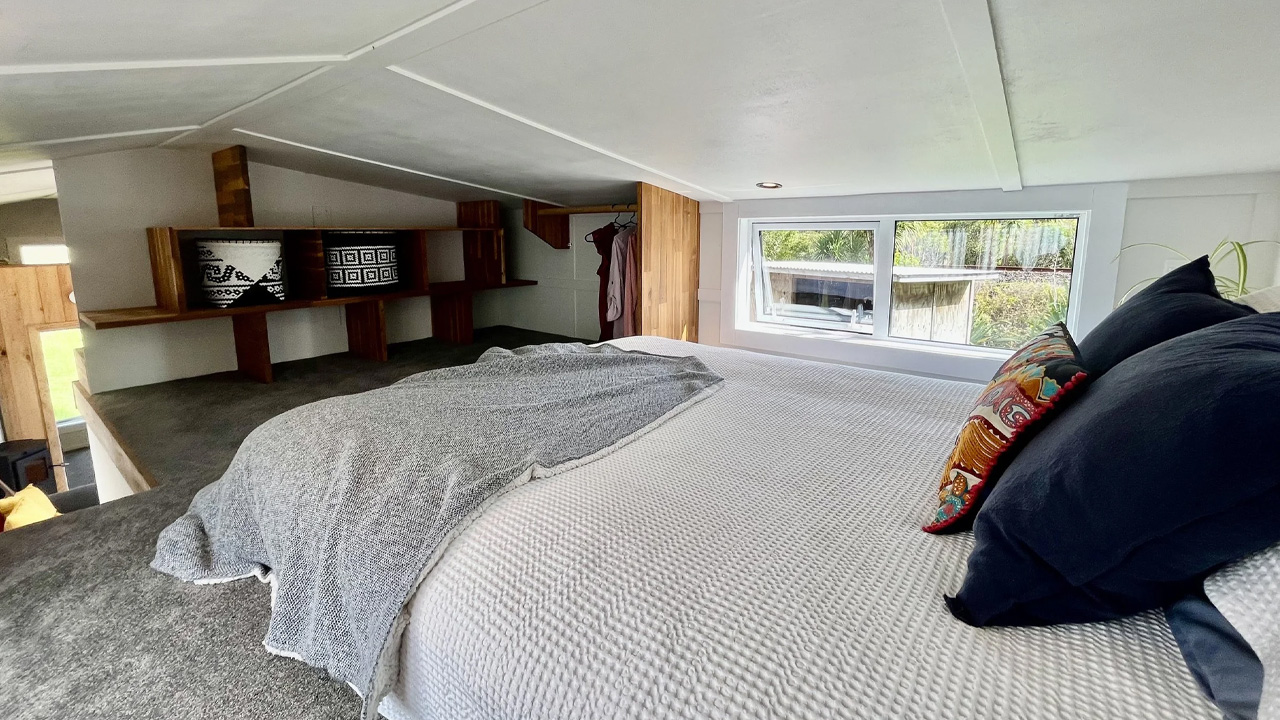 Old Man Pine Tiny House_Loft Master Bedroom