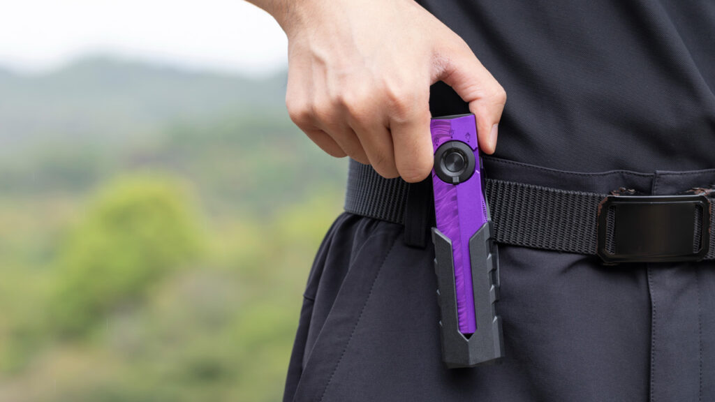 Olight ArkPro Flashlight in Nebula Violet is Coolest Upgrade for Your Everyday Carry Needs Olight ArkPro EDC Flashlight in Nebula Violet