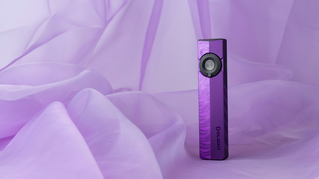 Olight ArkPro EDC Flashlight in Nebula Violet