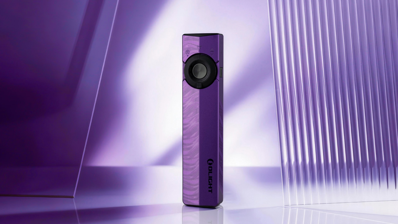 Olight ArkPro EDC Flashlight in Nebula Violet