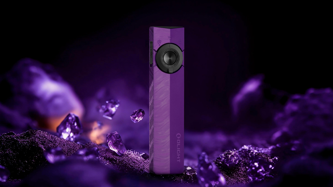 Olight ArkPro EDC Flashlight in Nebula Violet