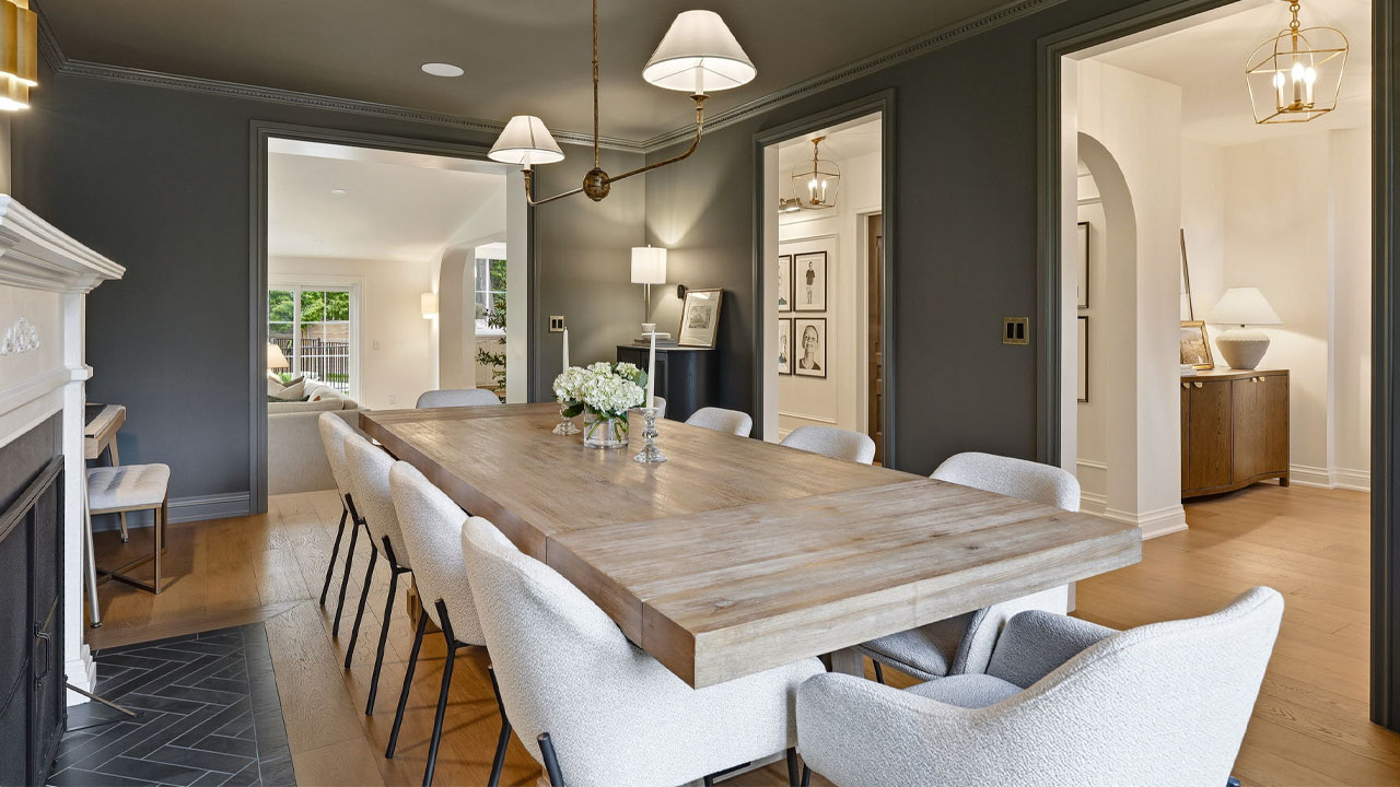 Ontario Tudor House-formal dining room