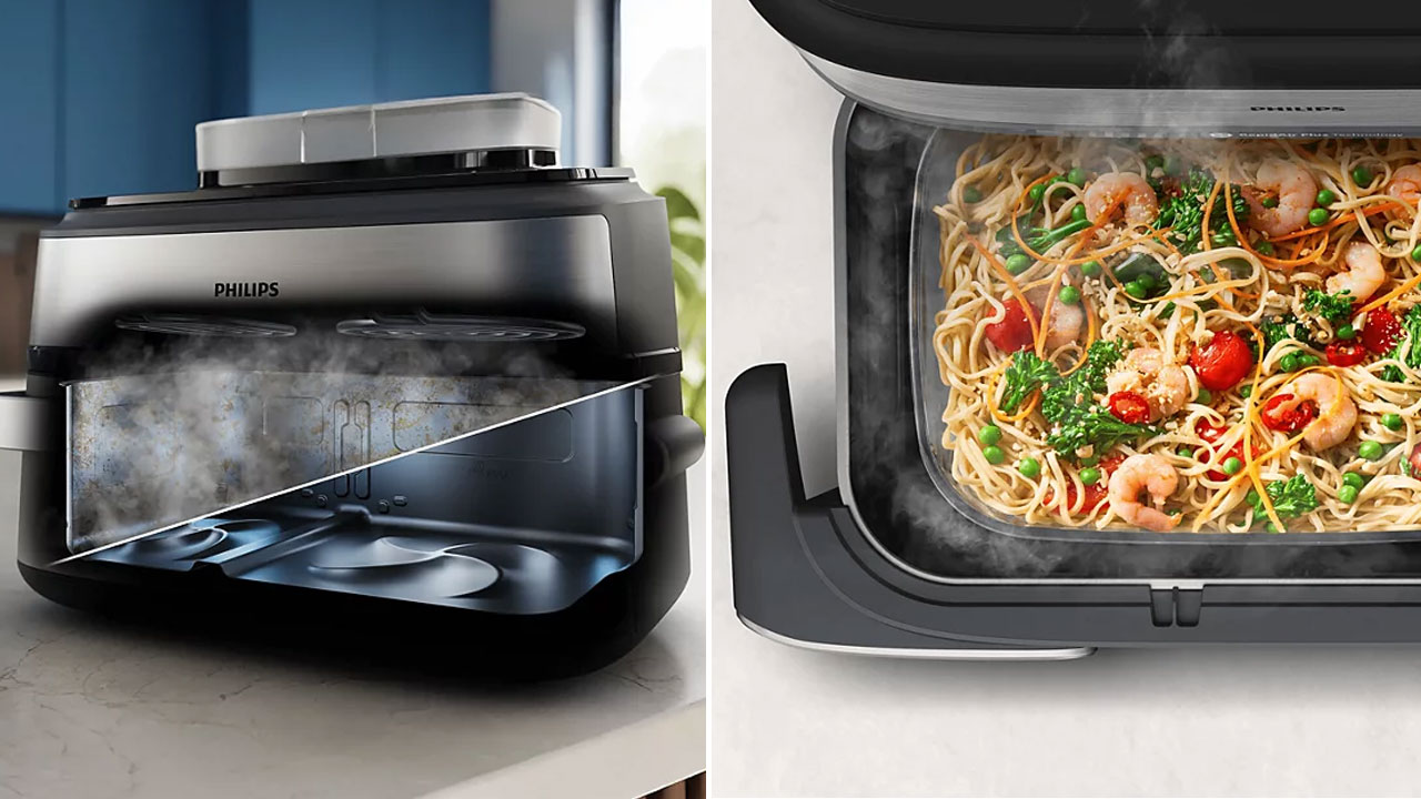 Philips 5000 Series Megabasket Air Fryer With 10-Liter Flexible Basket