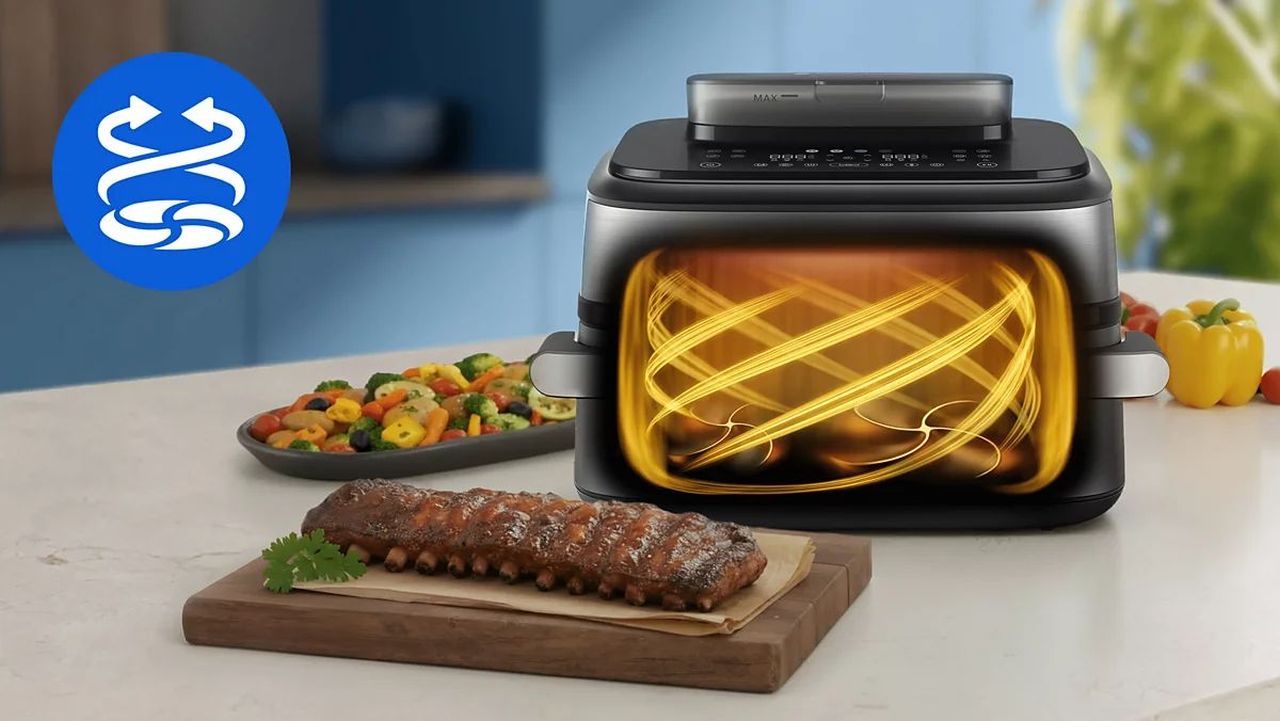 Philips 5000 Series Megabasket Air Fryer With 10-Liter Flexible Basket