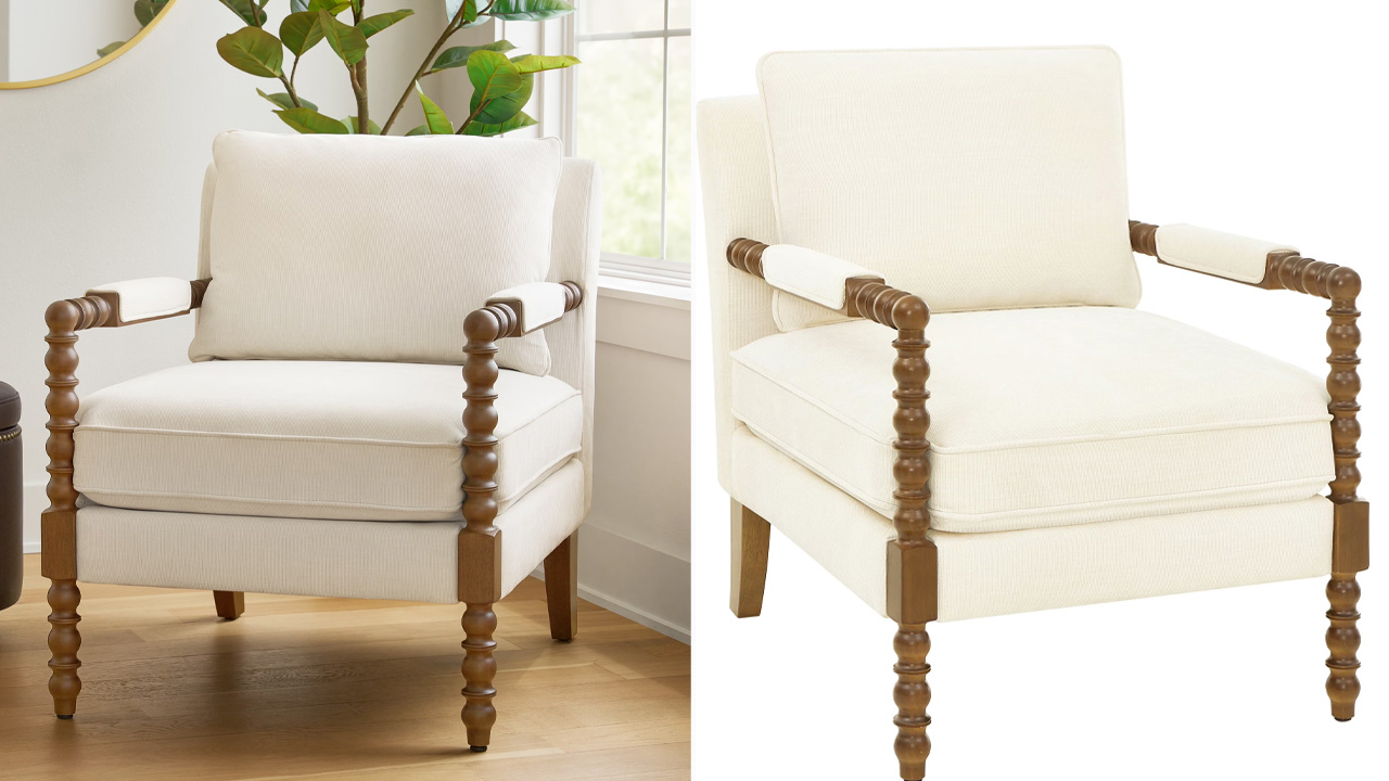 The Pioneer Woman Living Room Collection_Spindle Accent Chair