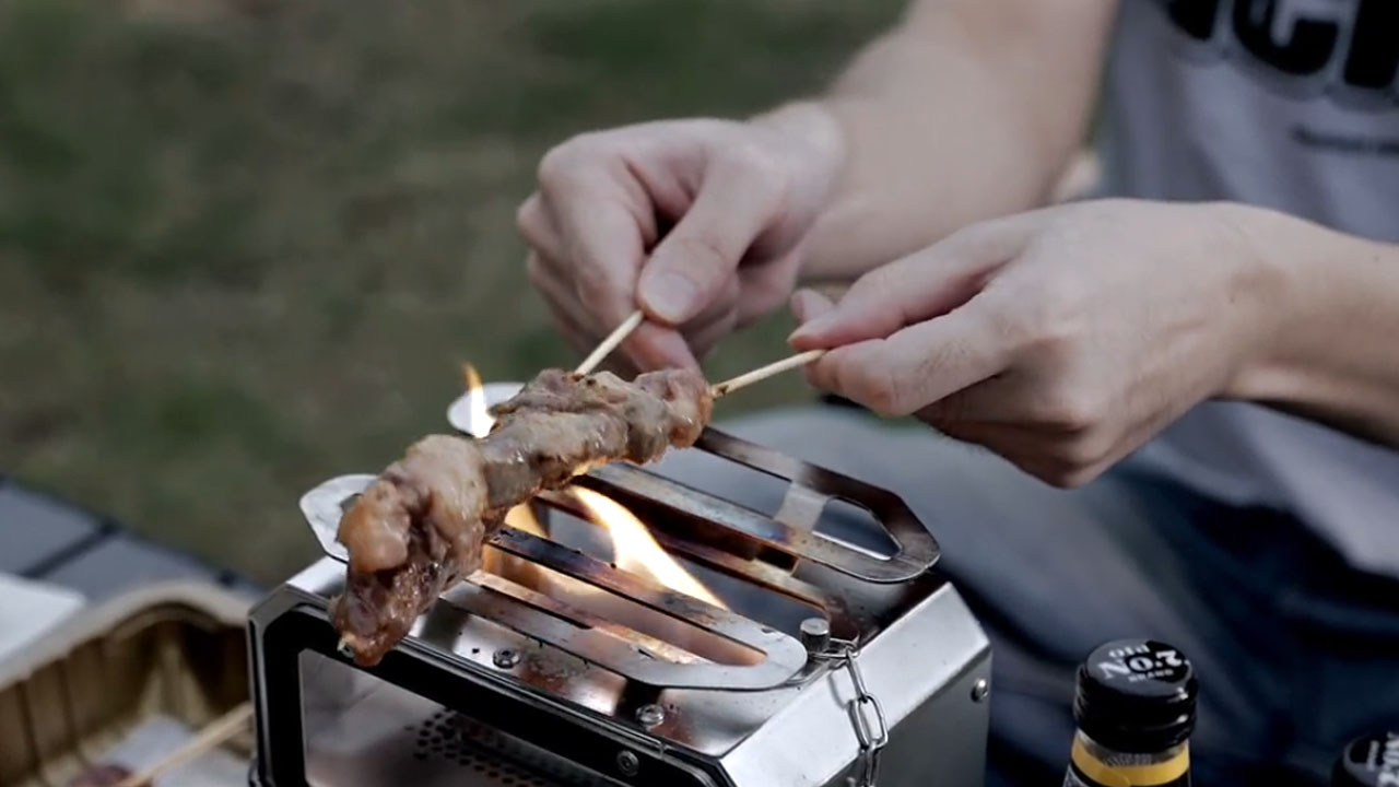 Pyronex- you can barbeque on the flames