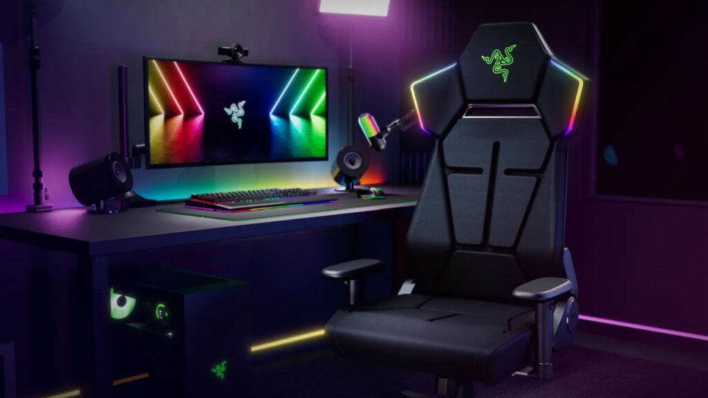 Razer Launches $500 Soma Chroma Wireless RGB Gaming Chair That Reacts to Your Gameplay Razer Soma Chroma Gaming Chair