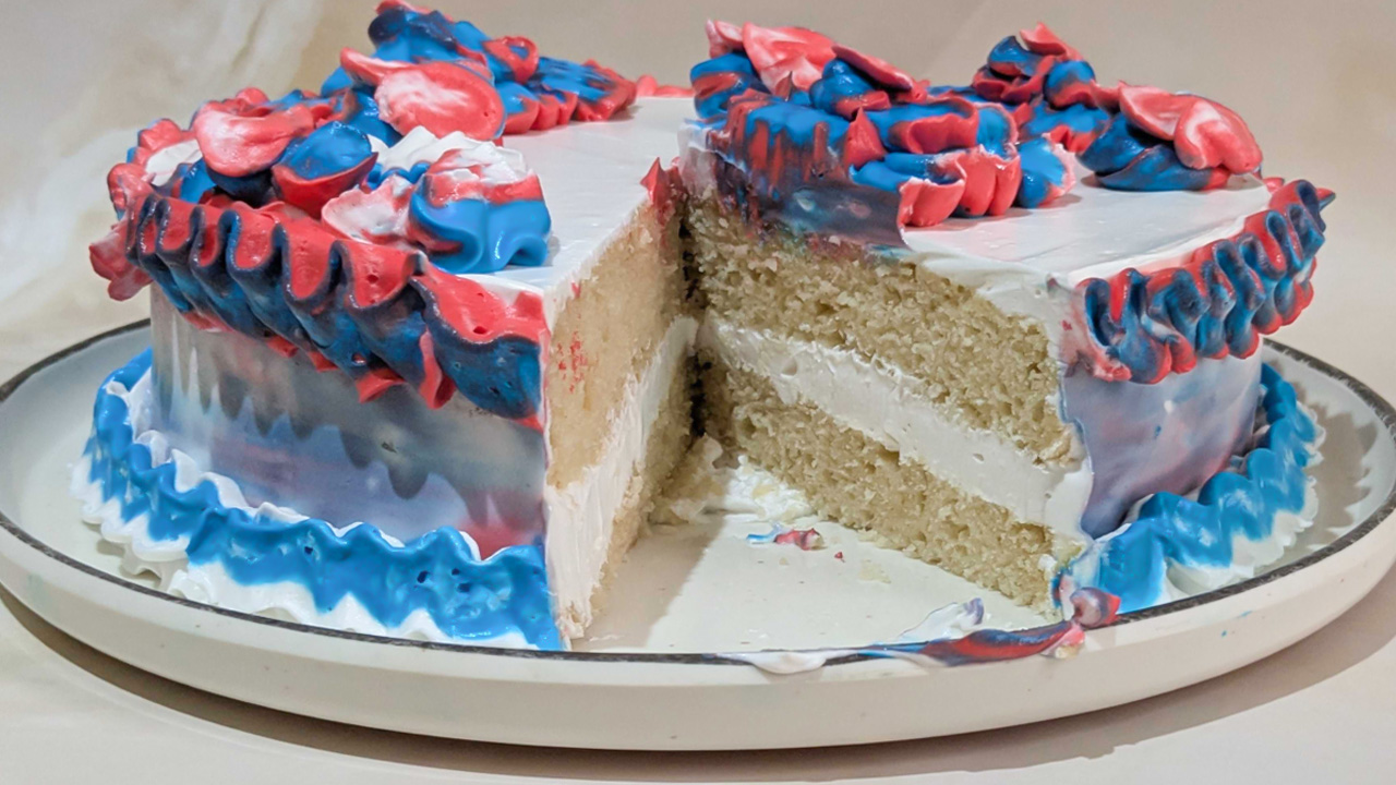 Recipe for 4th of July Cake