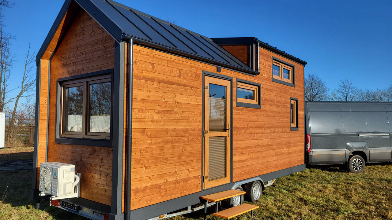 Rosa Tiny House-wood-clad exterior