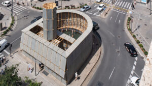 This Installation Transforms Inaccessible Roundabout Fountain Into Public Bath to Offer Relief From Heatwave Round About Baths Designed by Leopold Banchini for Concéntrico 2025 Gets Selected for 2026 European Prize for Urban Public Space-2