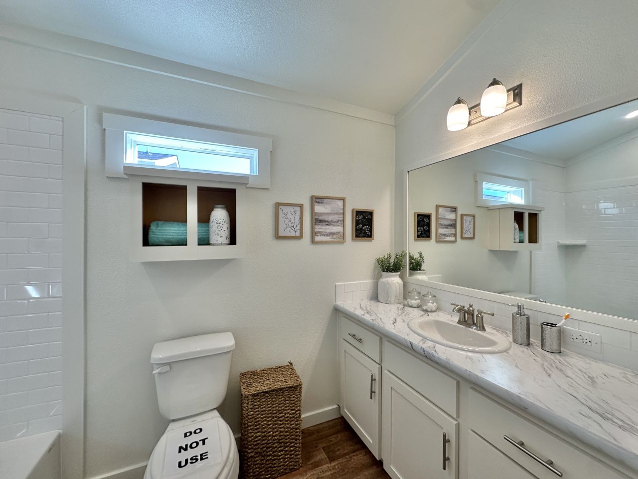 Sarasota tiny house Park Model bathroom