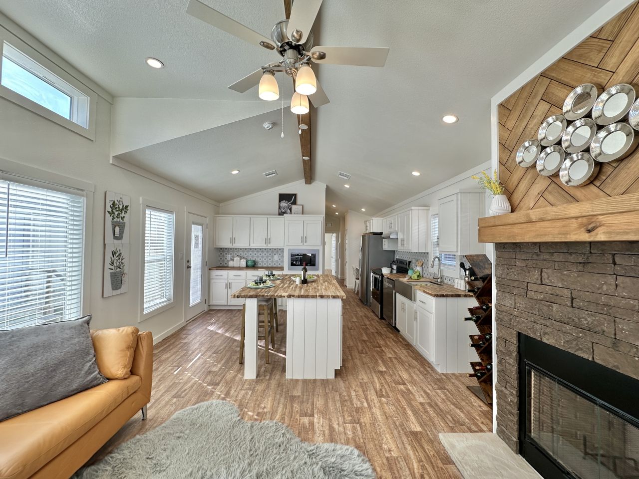 Sarasota tiny house Park Model interior 