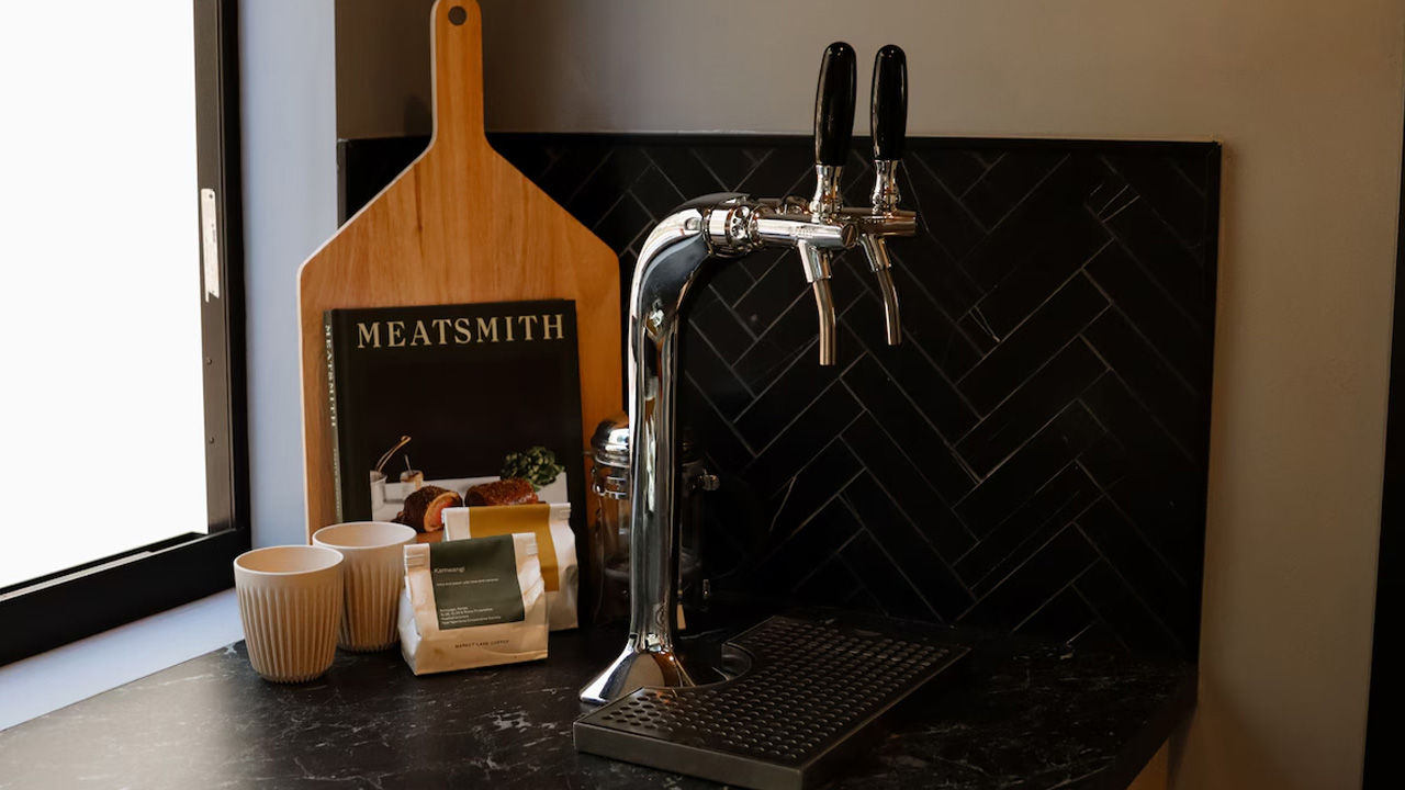 Shak Tiny House with Wine-on-tap