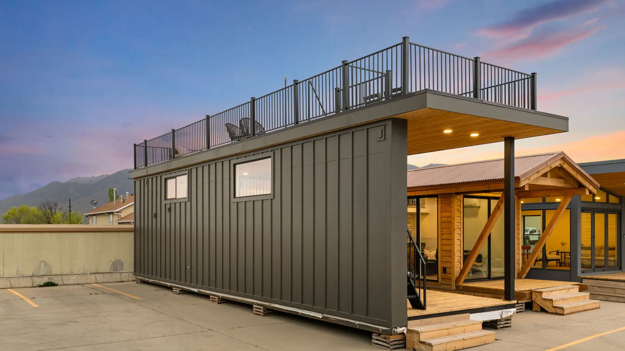 Skyview Tiny House huge terrace