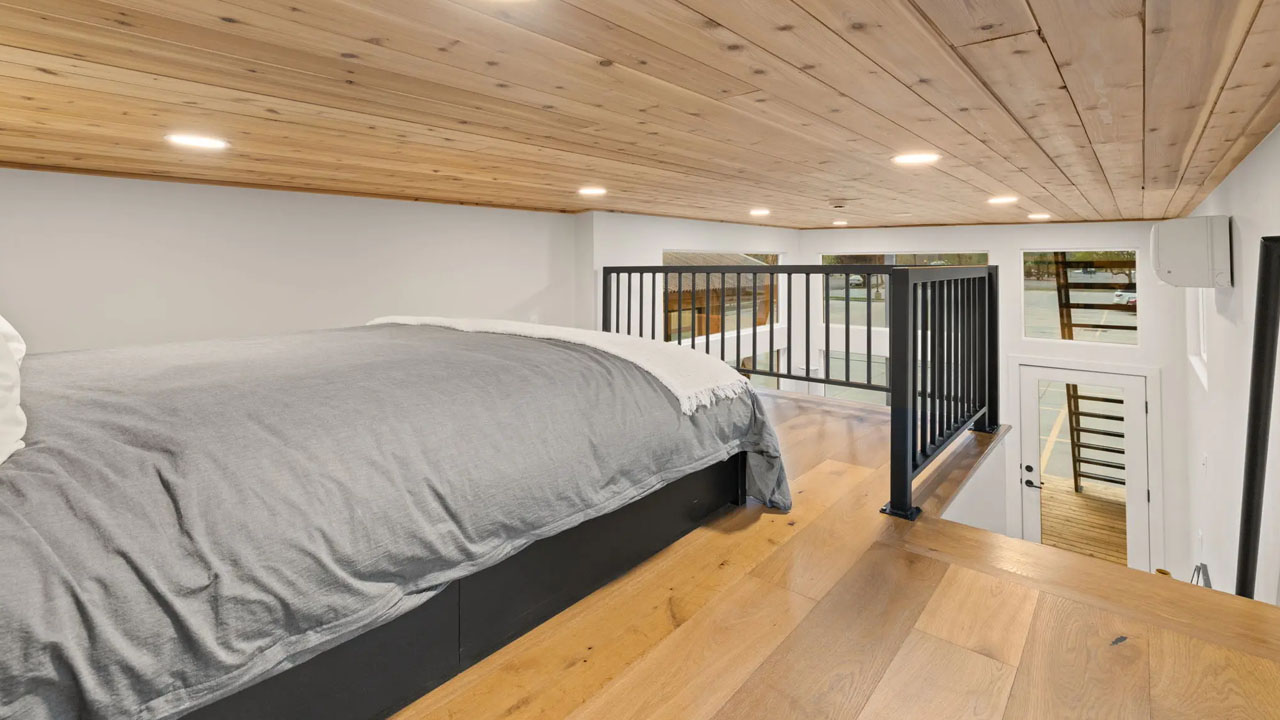 Skyview Tiny House loft