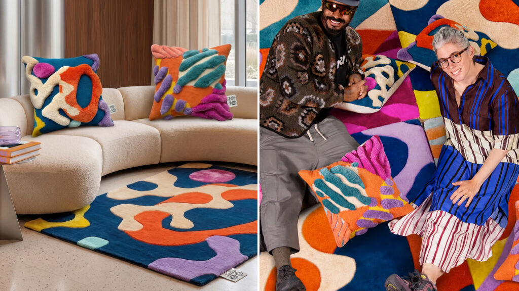Soft Imprints Home Collection Flaunts Maximalist Handtufted Patterns and Colors That Mimic Fingerprints Soft Imprints Home Collection by Studio PROBA x Salehe Bembury
