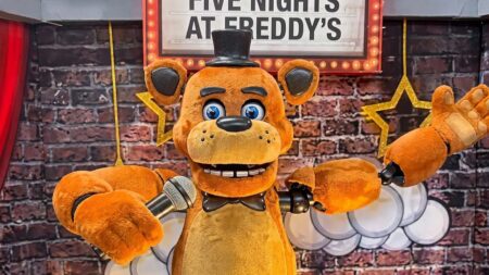 First Look at $500 Spirit Halloween Freddy Fazbear Animatronic Spirit Halloween Freddy Fazbear animatronic